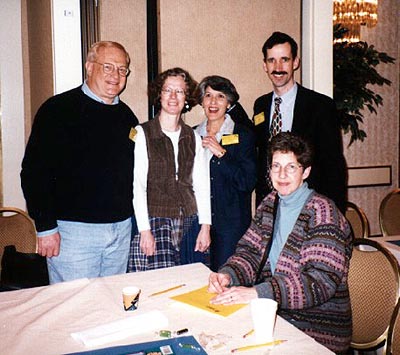 Michael Goodman, Cathy Millhauser, Sherry Blackard, Will Johnston, and Nancy Shack