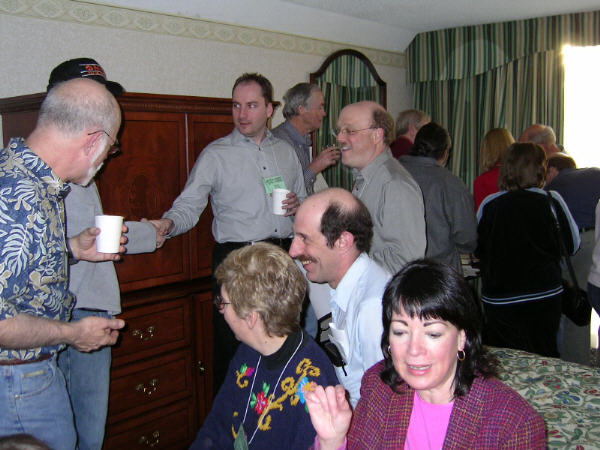 Cru Wine Party with Mike Alpern, Tom Ratcliffe, Hugh Murphy, Susan and Ed Hoffman and Maureen Hathaway