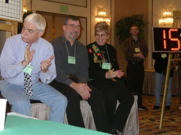 C Finalists Len Elliott, Jonathan Gray and Susan Hoffman — amazingly enough — all Rookies!