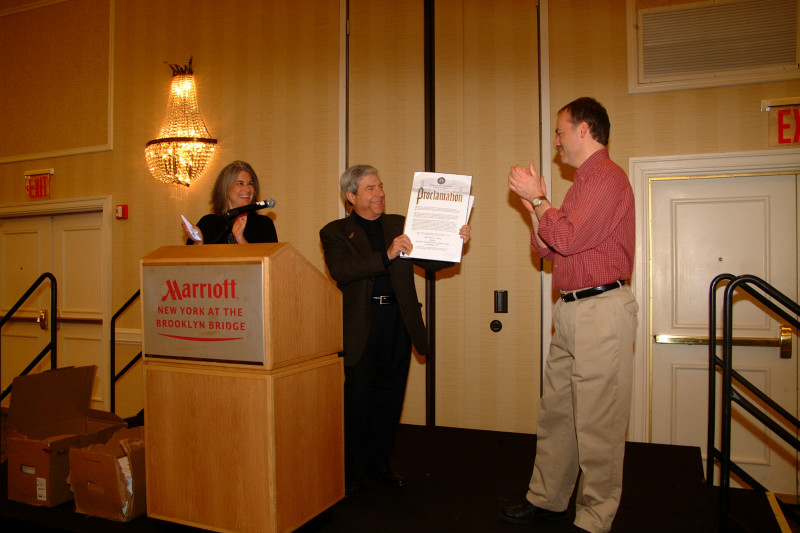 Jamie and Marty Markowitz, Will Shortz, Proclamation